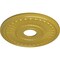 Ekena Millwork Melonie Ceiling Medallion (Fits Canopies up to 6 3/8"), 16"OD x 3 5/8"ID x 3/4"P, Rich Gold CM16MLRGS - alternate 4